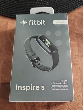 New In Box - Fitbit Inspire 3 Smartwatch - Black